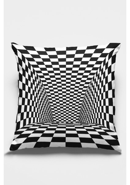 Dokuma Kumaş Premium Tay Tüyü Leke Tutmaz Çift Taraflı Kırlent Yastık Kılıfı Ilizyon 43X43 Cm KRL207