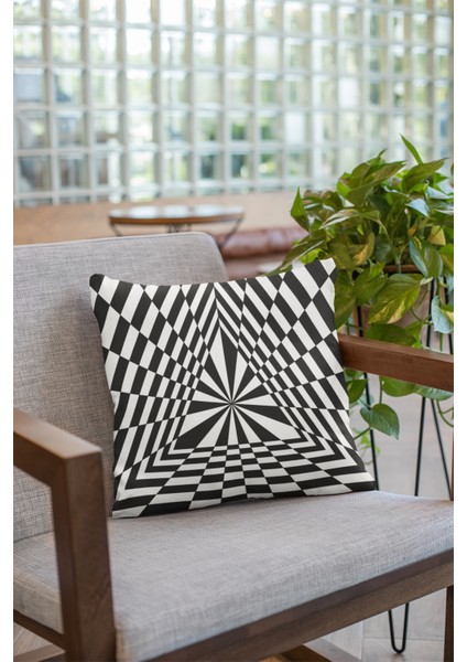 Premium Tay Tüyü Dokuma Leke Tutmaz Kumaş Çift Taraflı Kırlent Yastık Kılıfı Ilizyon 43X43 Cm KRL208 fiyatları