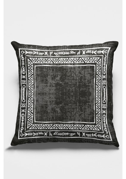 Premium Tay Tüyü Dokuma Kumaş Bohem Çift Taraflı Kırlent Yastık Kılıfı 43X43 Cm KRL219