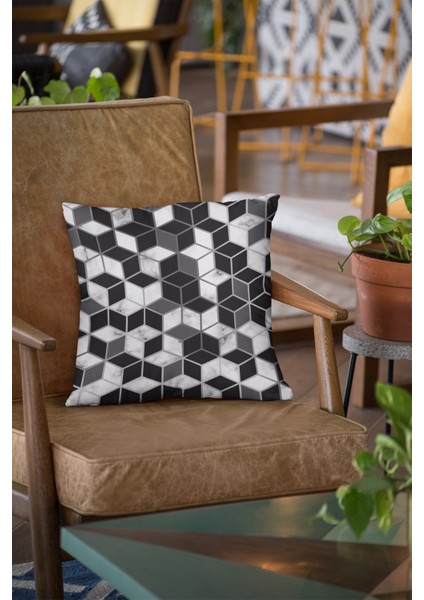 Premium Tay Tüyü Dokuma Kumaş Çift Taraflı Petek Kırlent Yastık Kılıfı 43X43 Cm KRL271 fırsatları