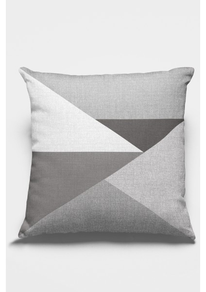 Geometrik Leke Tutmaz Premium Tay Tüyü Kumaş Çift Taraflı Kırlent Yastık Kılıfı 43X43 Cm KRL392