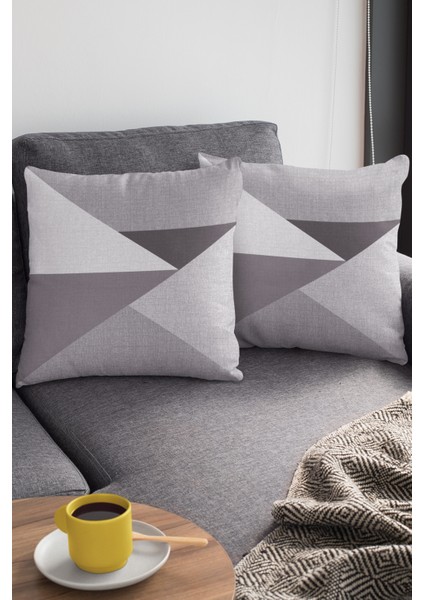 Geometrik Leke Tutmaz Premium Tay Tüyü Kumaş Çift Taraflı Kırlent Yastık Kılıfı 43X43 Cm KRL392 modelleri