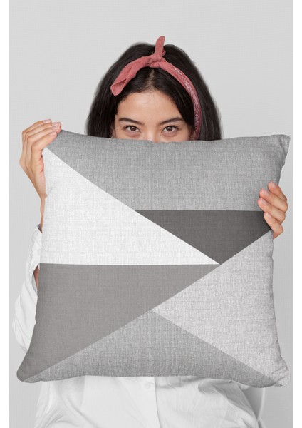 Geometrik Leke Tutmaz Premium Tay Tüyü Kumaş Çift Taraflı Kırlent Yastık Kılıfı 43X43 Cm KRL392 fırsatları