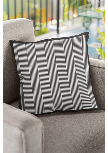 Balık Sırtı Kırlent Yastık Kılıfı Premium Tay Tüyü Dokuma Kumaş Çift Taraflı 43X43 Cm KRL349 modelleri