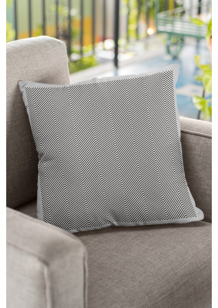 Çift Taraflı Kırlent Yastık Kılıfı Balık Sırtı Dokuma Premium Tay Tüyü Kumaş 43X43 Cm KRL351 modelleri