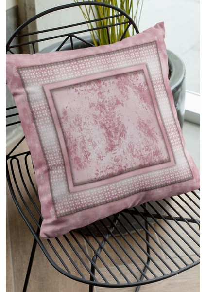 Premium Tay Tüyü Dokuma Kumaş Zincir Çerçeveli Çift Taraflı Kırlent Yastık Kılıfı 43X43 Cm KRL400 fiyatları