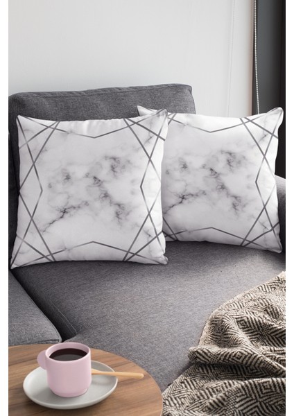 Premium Tay Tüyü Dokuma Kumaş Prizma Çift Taraflı Kırlent Yastık Kılıfı 43X43 Cm KRL422 modelleri