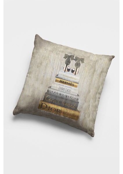 Modern Premium Tay Tüyü Dokuma Kumaş Çift Taraflı Moda Kırlent Yastık Kılıfı 43X43 Cm KRL876 fiyatları