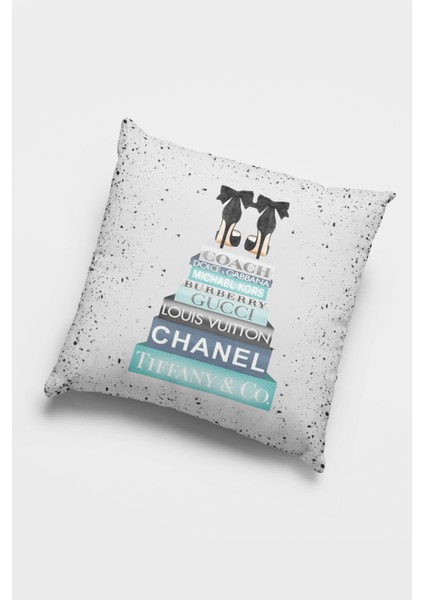 Modern Premium Tay Tüyü Dokuma Kumaş Çift Taraflı Moda Kırlent Yastık Kılıfı 43X43 Cm KRL880