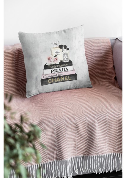 Modern Premium Tay Tüyü Dokuma Kumaş Çift Taraflı Moda Kırlent Yastık Kılıfı 43X43 Cm KRL885 fırsatları