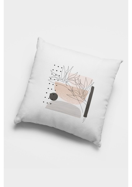 Çift Taraflı 4'lü Kırlent Kılıfı 43X43 Cm Gizli Fermuar Premium Kumaş Dokuma Tay Tüyü 4KR008