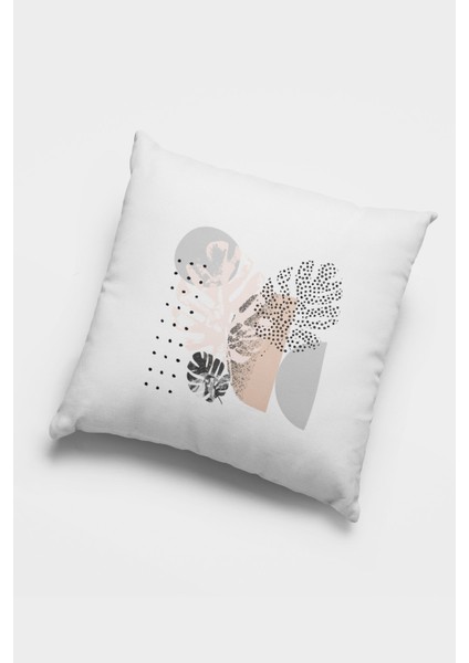 Çift Taraflı 4'lü Kırlent Kılıfı 43X43 Cm Gizli Fermuar Premium Kumaş Dokuma Tay Tüyü 4KR008