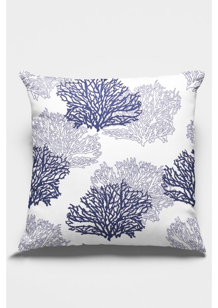 Dokuma Kumaş Premium Tay Tüyü Çift Taraflı Kırlent Yastık Kılıfı Yapraklı 43X43 Cm KRL047 fiyatları