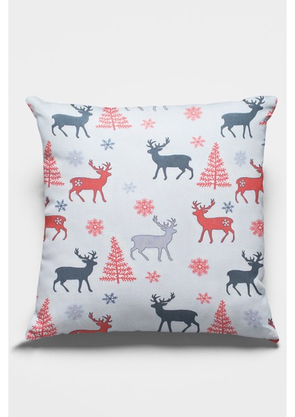 Leke Tutmaz Premium Tay Tüyü Kumaş Çift Taraflı Kırlent Yastık Kılıfı Christmas 43X43 Cm KRL179 fiyatları