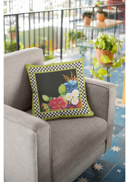 Çift Taraflı Kırlent Yastık Kılıfı Premium Tay Tüyü Dokuma Fas Desen Kumaş 43X43 Cm KRL162 fiyatları