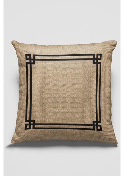 Premium Tay Tüyü Dokuma Kumaş Çift Taraflı Hasır Görünümlü Kırlent Yastık Kılıfı 43X43 Cm KRL181 fiyatları