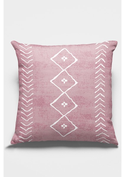 Leke Tutmaz Premium Tay Tüyü Kumaş Çift Taraflı Kırlent Moroccan Yastık Kılıfı 43X43 Cm KRL194