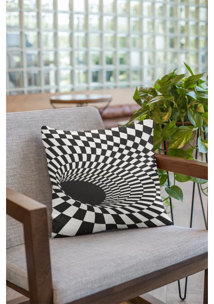 Premium Tay Tüyü Çift Taraflı Kırlent Yastık Kılıfı Dokuma Leke Tutmaz Kumaş Ilizyon 43X43 Cm KRL205 fiyatları