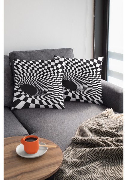 Premium Tay Tüyü Çift Taraflı Kırlent Yastık Kılıfı Dokuma Leke Tutmaz Kumaş Ilizyon 43X43 Cm KRL205 modelleri