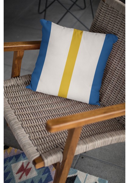 Premium Tay Tüyü Dokuma Kumaş Çift Taraflı Sade Çizgili Kırlent Yastık Kılıfı 43X43 Cm KRL971 indirimleri