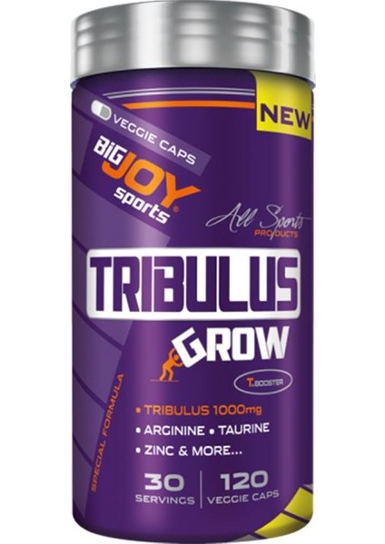 Tribulus Grow 120 Veggie Kapsül