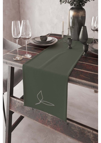 Elit Tay Tüyü Dokuma Leke Tutmaz Kumaş Masa Örtüsü Ranır 40X140 Cm RNR037