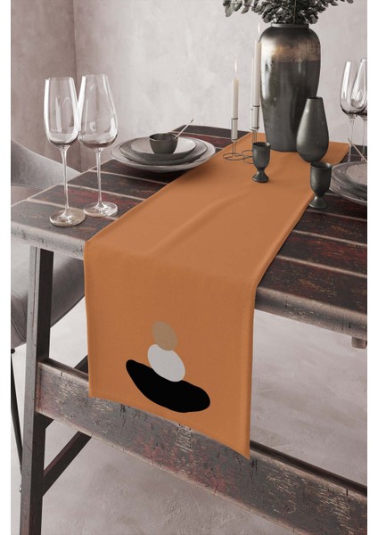 Masa Örtüsü Ranır Elit Tay Tüyü Dokuma Leke Tutmaz Kumaş 40X140 Cm RNR041