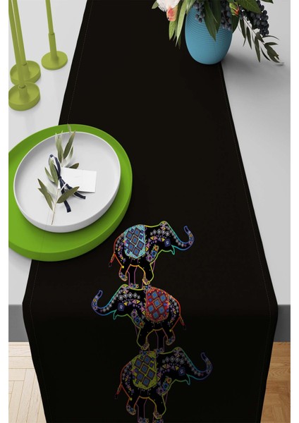 Masa Örtüsü Ranır Elit Dokuma Leke Tutmaz Tay Tüyü Kumaş 40X140 Cm RNR051