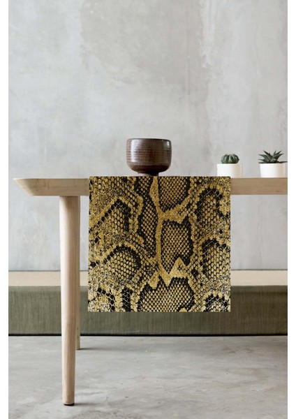 Masa Örtüsü Ranır Elit Tay Tüyü Dokuma Leke Tutmaz Kumaş 40X140 Cm RNR067