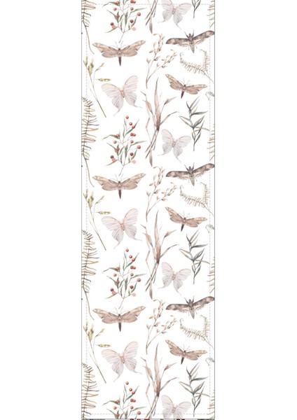 Elit Leke Tutmaz Tay Tüyü Dokuma Kumaş Masa Örtüsü Ranır 40X140 Cm RNR084