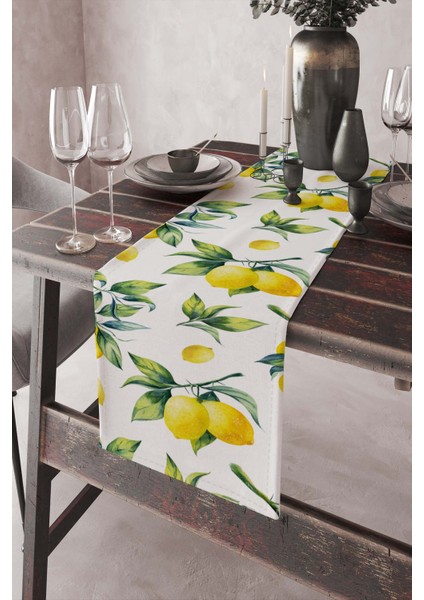 Tay Tüyü Elit Leke Tutmaz Dokuma Kumaş Masa Örtüsü Ranır 40X140 Cm RNR081