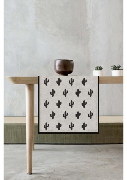 Masa Örtüsü Ranır Elit Tay Tüyü Dokuma Leke Tutmaz Kumaş 40X140 Cm RNR085