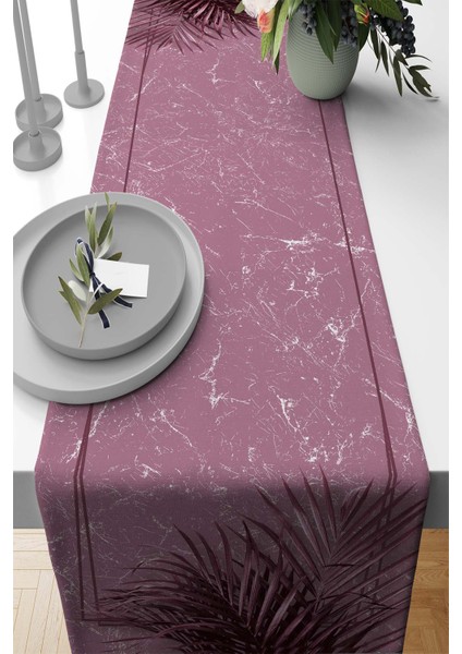 Elit Tay Tüyü Dokuma Leke Tutmaz Kumaş Masa Örtüsü Amazon Ranır 40X140 Cm RNR094