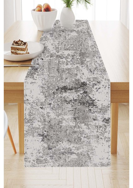 Elit Dokuma Leke Tutmaz Tay Tüyü Kumaş Masa Örtüsü Ranır 40X140 Cm RNR101