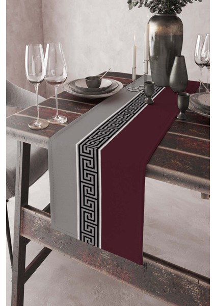 Elit Tay Tüyü Dokuma Leke Tutmaz Kumaş Masa Örtüsü Runner Avangarde 40X140 Cm RNR141
