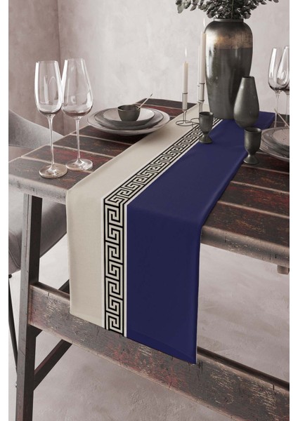 Tay Tüyü Dokuma Elit Leke Tutmaz Kumaş Masa Örtüsü Runner Avangarde 40X140 Cm RNR143