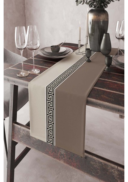 Runner Masa Örtüsü Elit Tay Tüyü Dokuma Leke Tutmaz Kumaş Avangarde 40X140 Cm RNR147