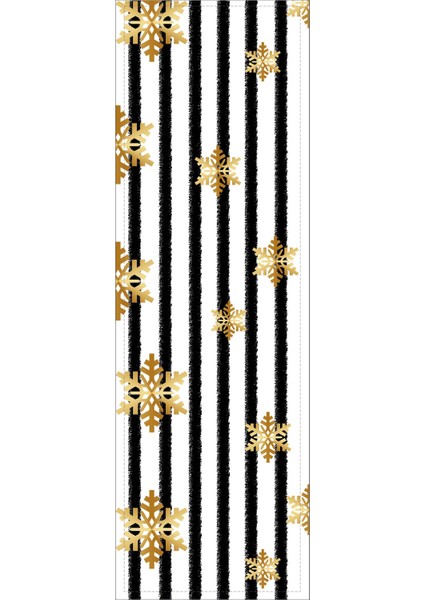 Masa Örtüsü Runner Elit Tay Tüyü Dokuma Leke Tutmaz Kumaş Christmas 40X140 Cm RNR158