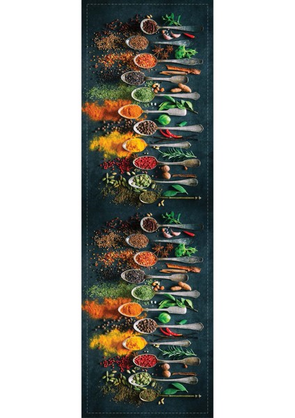 Dokuma Kumaş Elit Tay Tüyü Leke Tutmaz Masa Örtüsü Runner Baharatlar 40X140 Cm RNR223 fiyatları