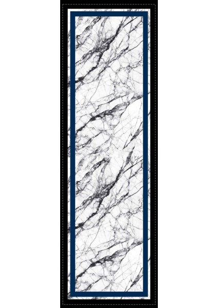Mermer Görünümlü Tay Tüyü Dokuma Elit Leke Tutmaz Kumaş Masa Örtüsü Runner 40X140 Cm RNR245 fiyatları