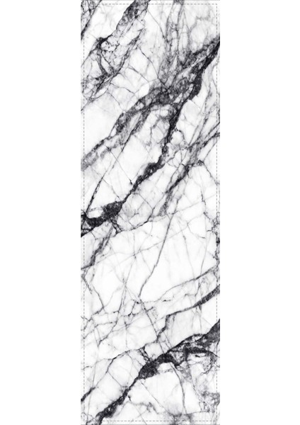 Mermer Görünümlü Tay Tüyü Dokuma Elit Leke Tutmaz Kumaş Masa Örtüsü Runner 40X140 Cm RNR265 fiyatları