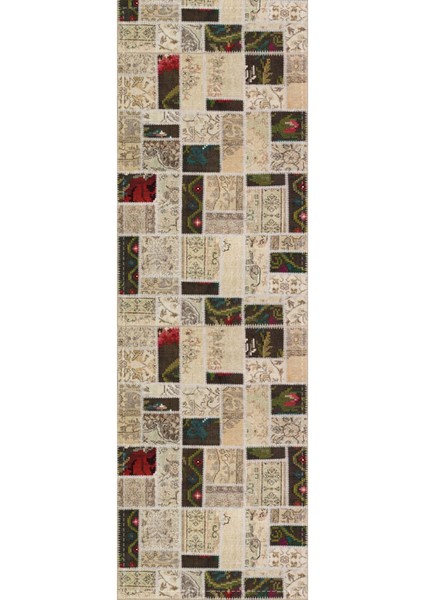 Masa Örtüsü Runner Elit Tay Tüyü Dokuma Leke Tutmaz Kumaş Patchwork 40X140 Cm RNR289