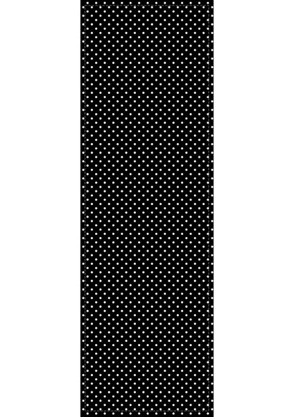 Siyah Runner Puantiyeli Tay Tüyü Dokuma Elit Leke Tutmaz Kumaş Masa Örtüsü 40X140 Cm RNR298 fiyatları