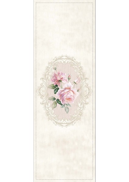 Dokuma Leke Tutmaz Elit Tay Tüyü Kumaş Masa Örtüsü Runner Pembe Güllü 40X140 Cm RNR314 fiyatları