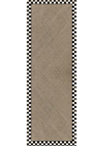 Jut Görünümlü Runner Dijital Baskılı Elit Tay Tüyü Leke Tutmaz Masa Örtüsü 40X140 Cm RNR331