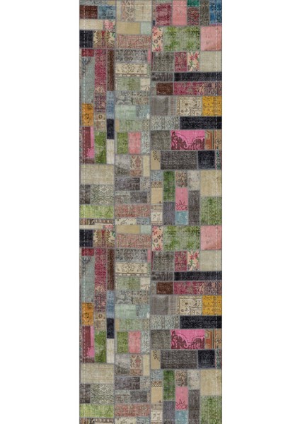 Dokuma Kumaş Elit Tay Tüyü Leke Tutmaz Masa Örtüsü Runner Patchwork 40X140 Cm RNR346