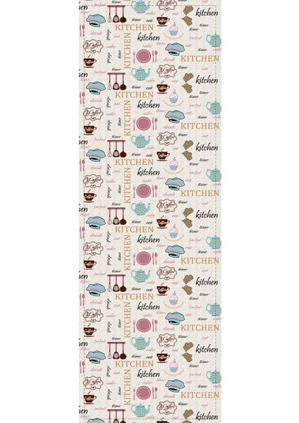 Elit Tay Tüyü Dokuma Leke Tutmaz Kumaş Masa Örtüsü Runner Mutfak 40X140 Cm RNR336