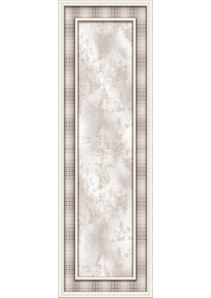 Elit Tay Tüyü Dokuma Leke Tutmaz Kumaş Masa Örtüsü Elit Çerçeveli Runner 40X140 Cm RNR393