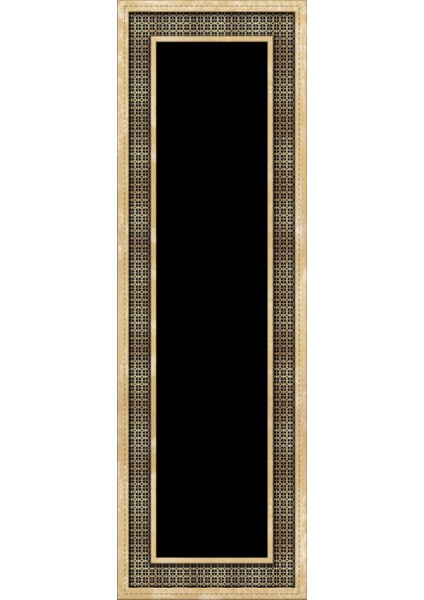 Runner Dokuma Leke Tutmaz Elit Tay Tüyü Kumaş Masa Örtüsü Elit Çerçeveli 40X140 Cm RNR395