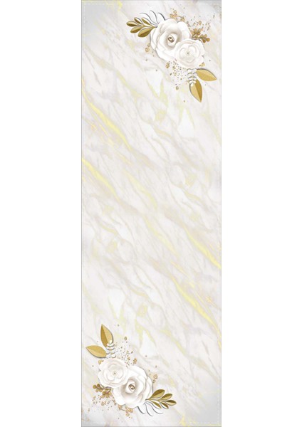 Dokuma Kumaş Elit Tay Tüyü Leke Tutmaz Masa Örtüsü Runner Gold Güller 40X140 Cm RNR437 fiyatları